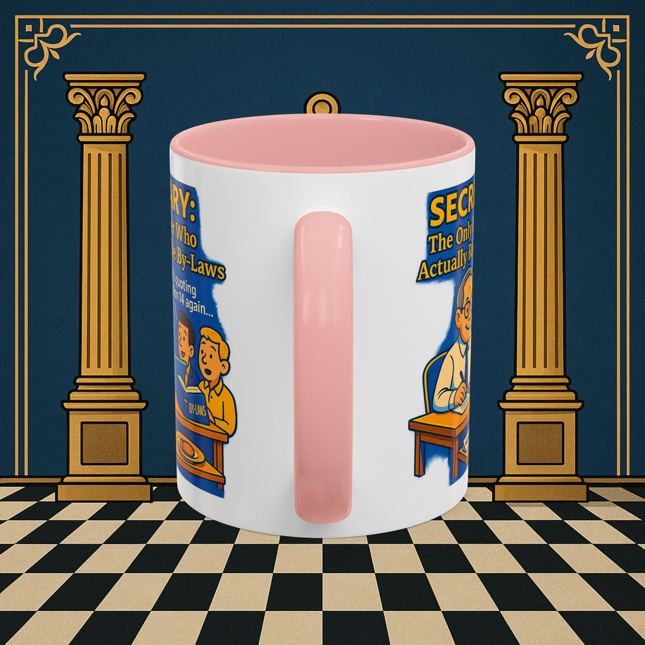 Masonic Mugs - Bureaucratic Bliss - Secretary Printify