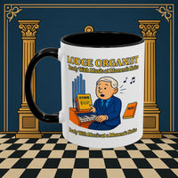 Masonic Mugs - Lodge Organist at the Ready - Organist Printify