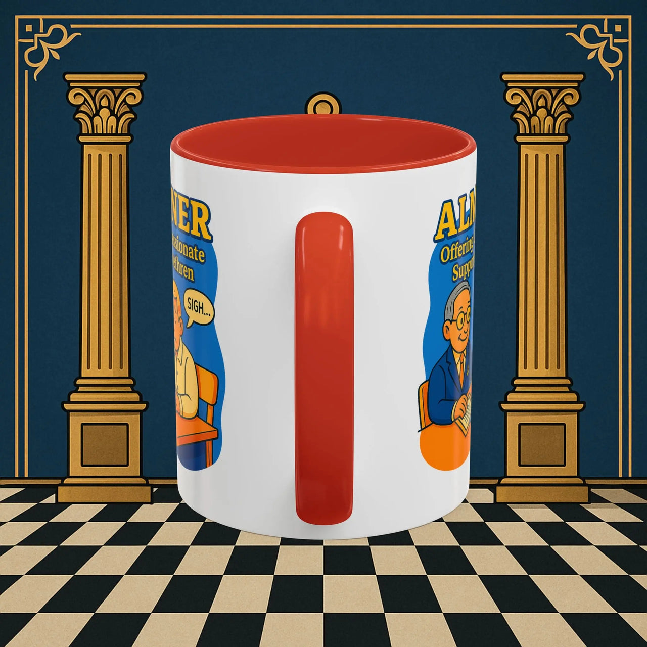 Masonic Mugs - Bureaucratic Empathy - Almoner Printify