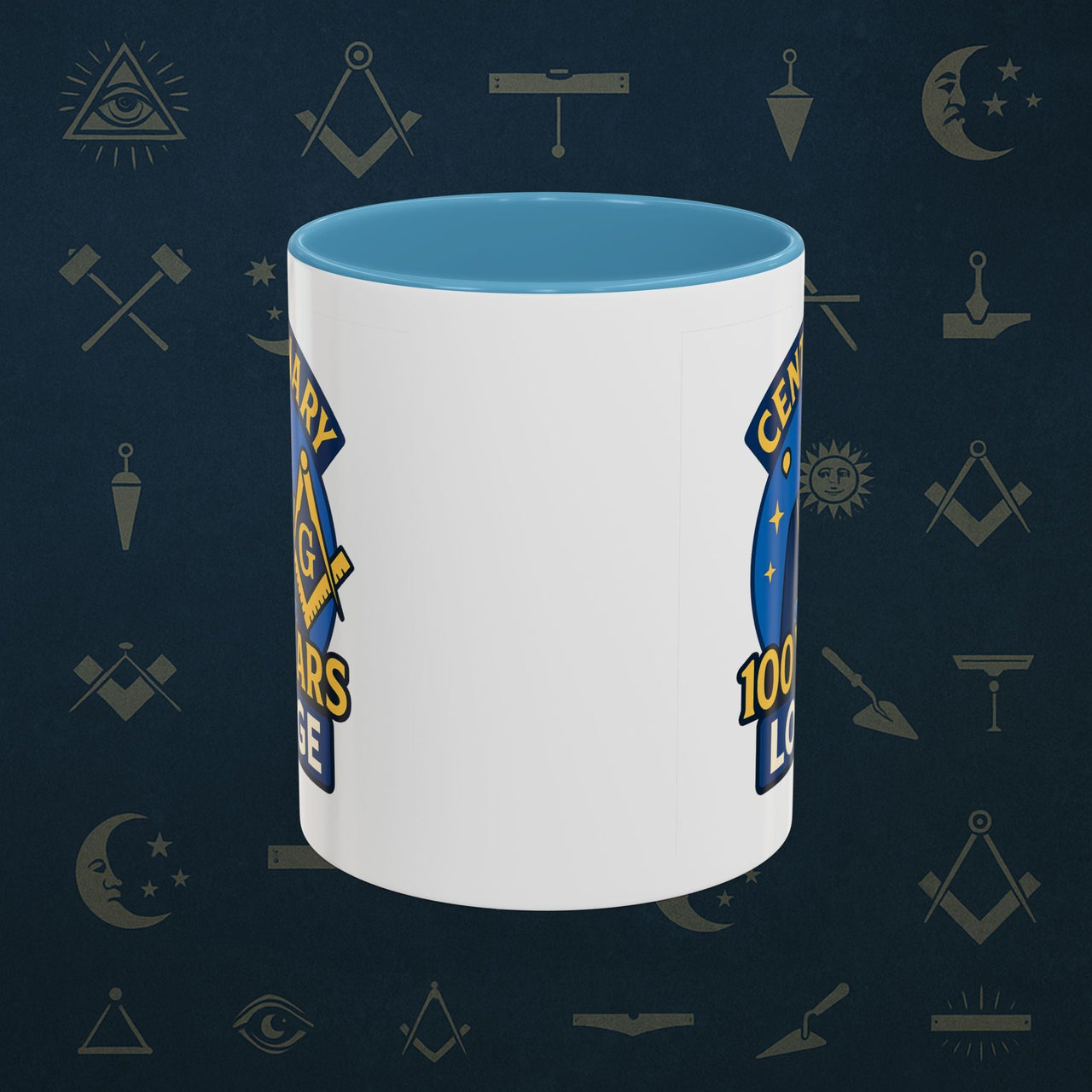 Masonic Mugs - Centennial Brotherhood - 100 years lodge anniversary Printify