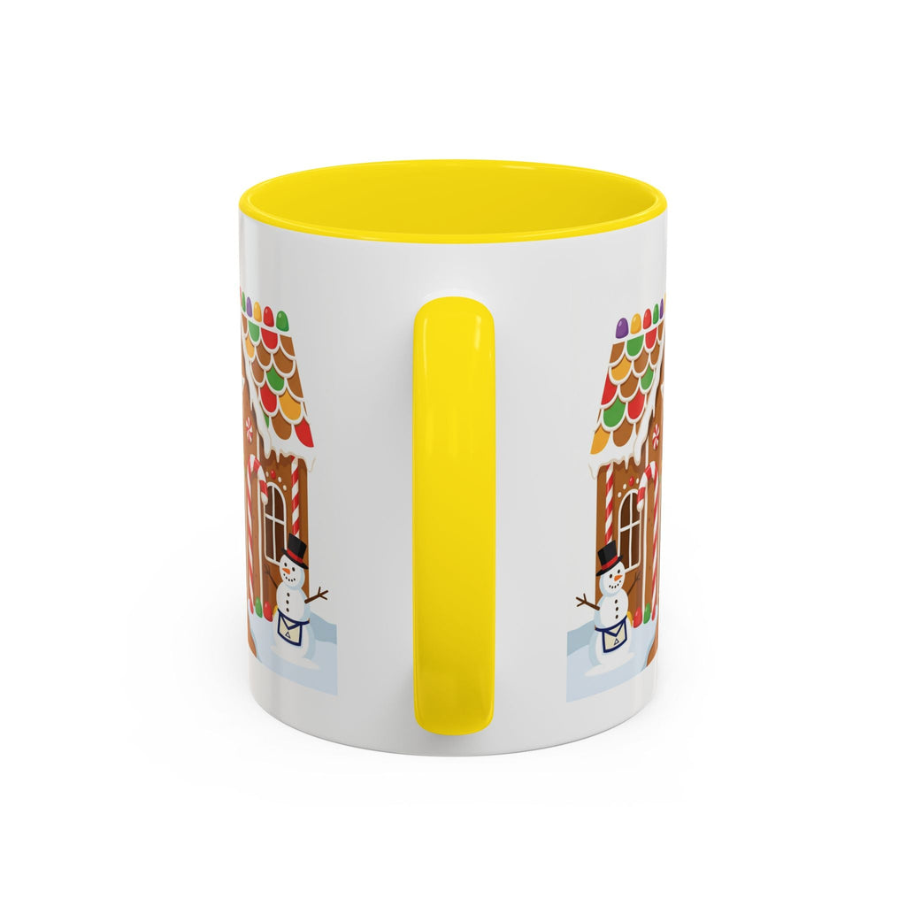 Masonic Gingerbread House — Festive Freemason Holiday Ugly Sweater Design Printify