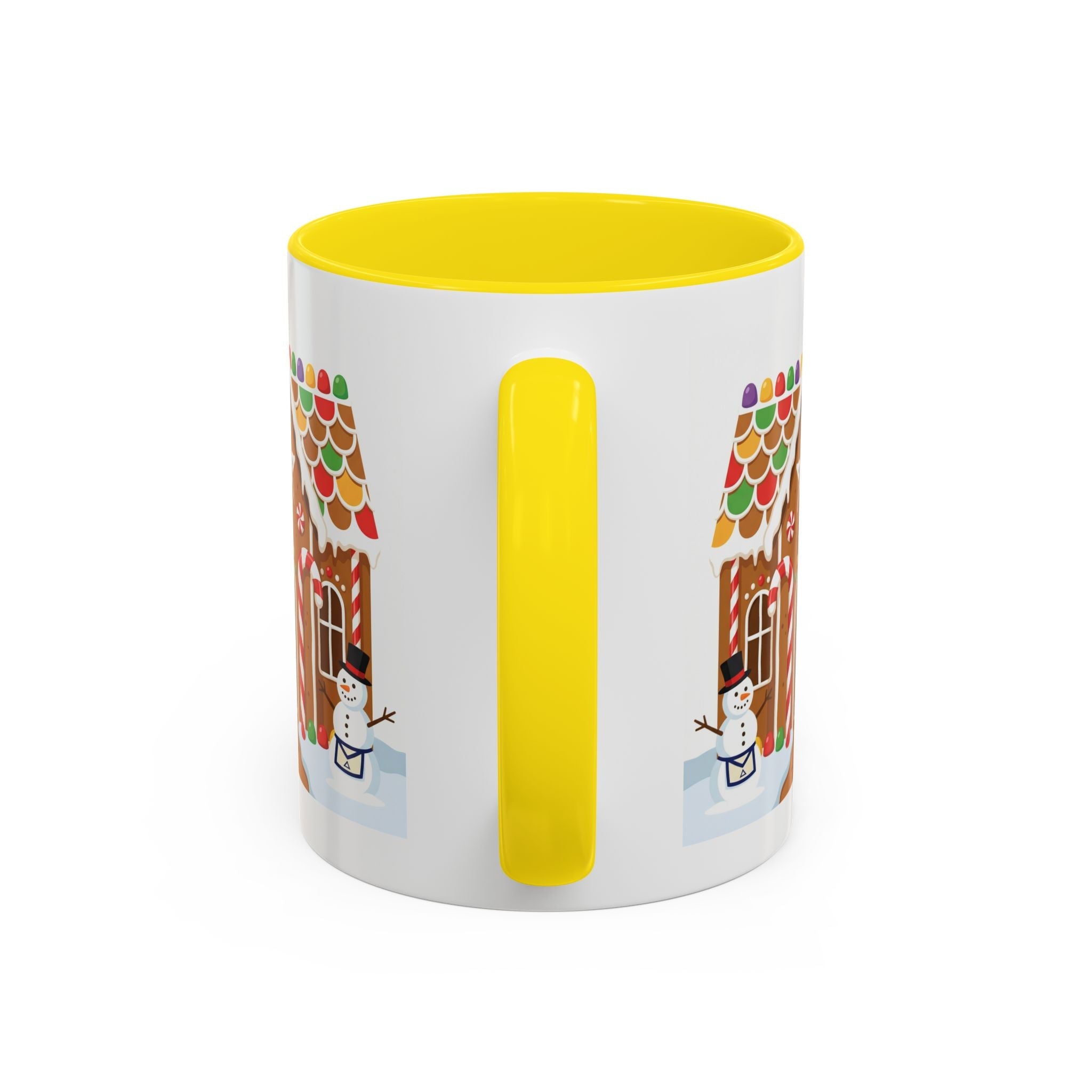 Masonic Gingerbread House — Festive Freemason Holiday Ugly Sweater Design Printify