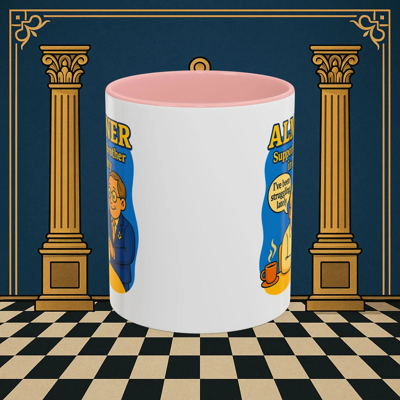 Masonic Mugs - Almoner's Assist - Almoner Printify