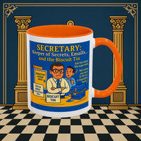 Masonic Mugs - Bureaucratic Biscuit Bouncer - Secretary Printify