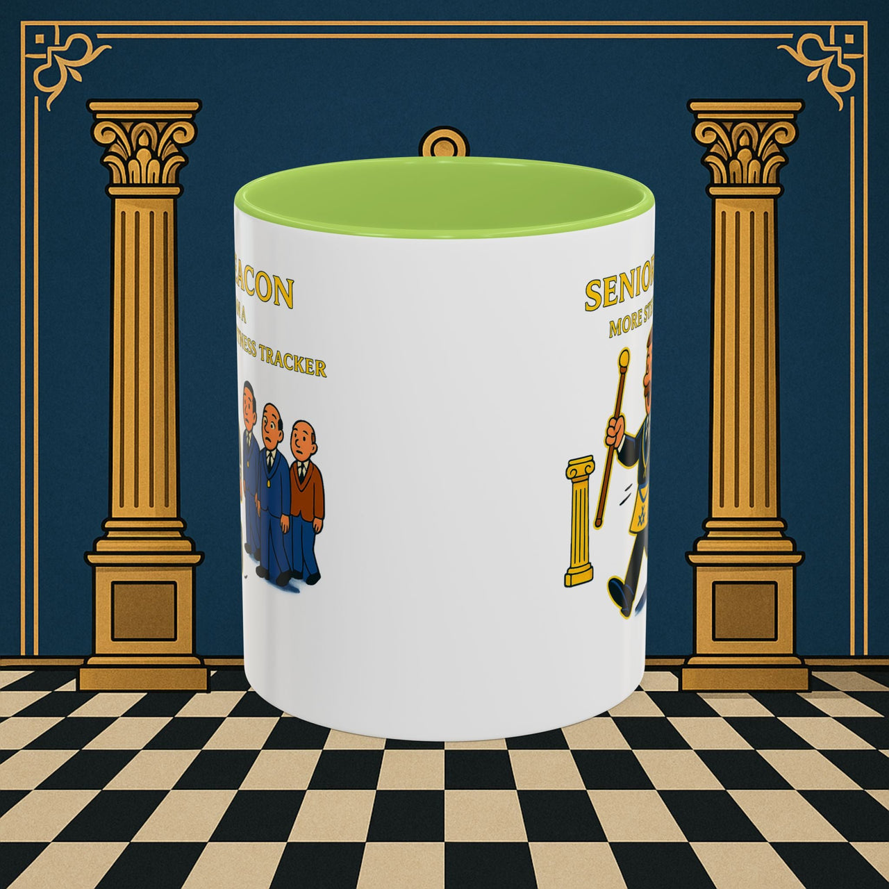 Masonic Mugs - Stepping Out - Senior Deacon Printify