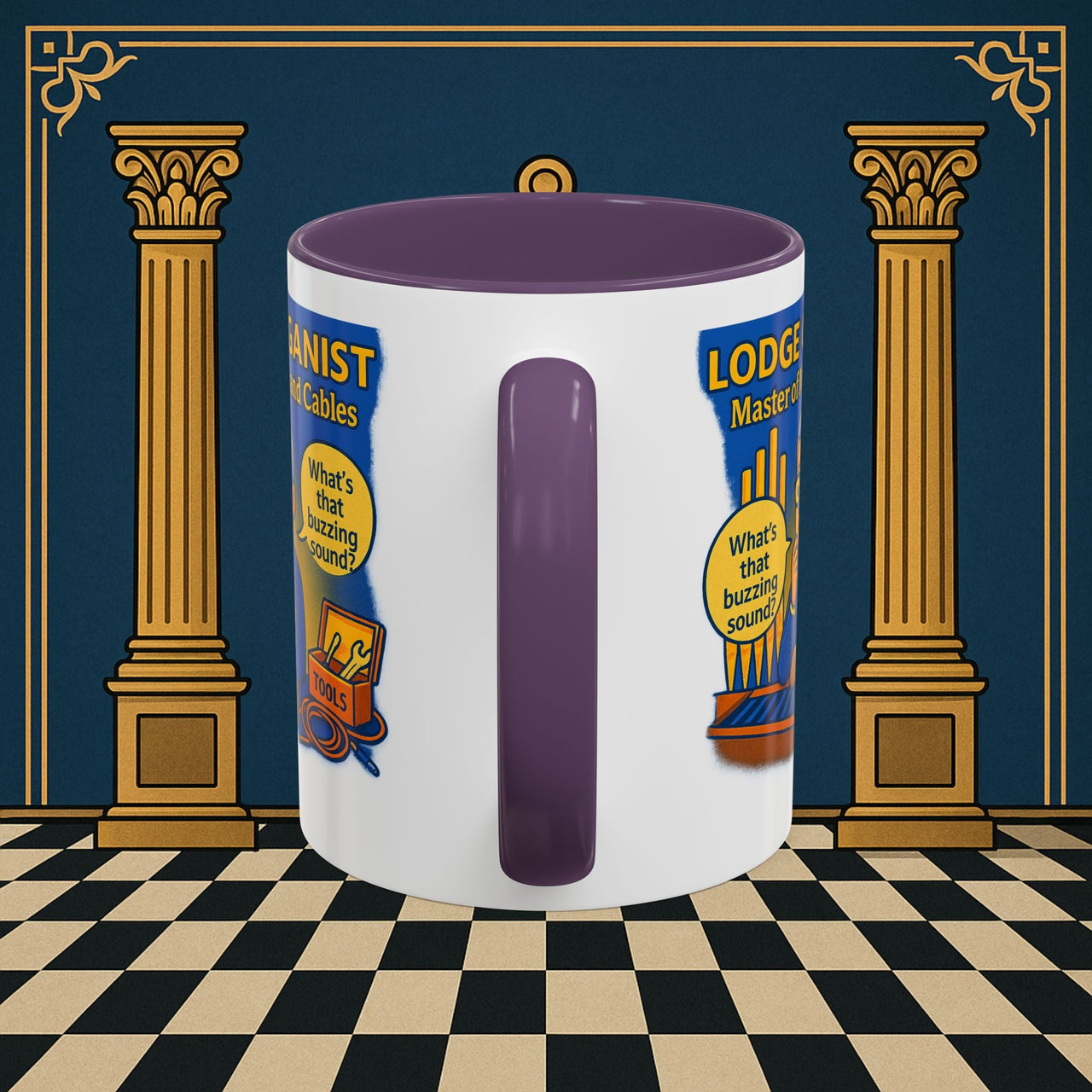 Masonic Mugs - Buzz Kill - Organist Printify