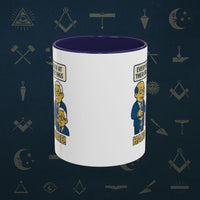 Masonic Mugs Ready to Go – Hang In There! (Accent Coloured 11oz Mug) Printify