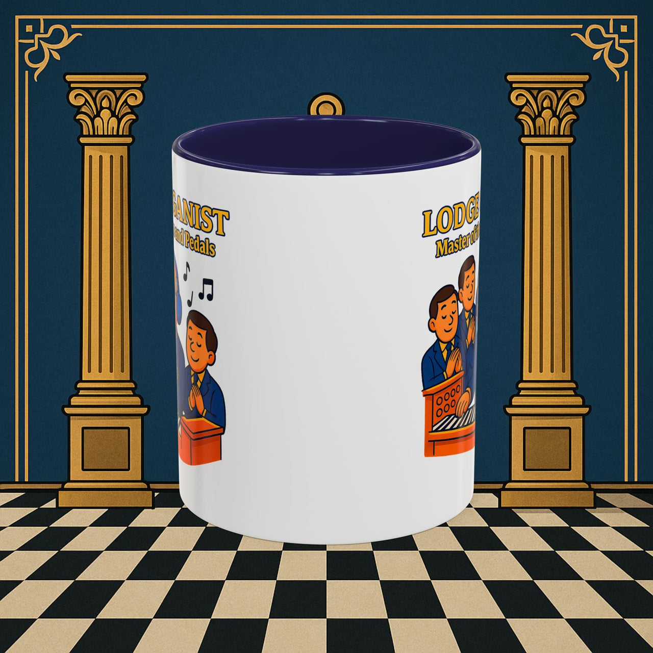 Masonic Mugs - Lodge Maestro - Organist Printify