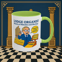 Masonic Mugs - Maestro of Melodies - Organist Printify
