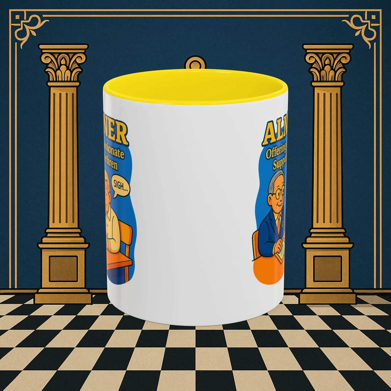 Masonic Mugs - Bureaucratic Empathy - Almoner Printify