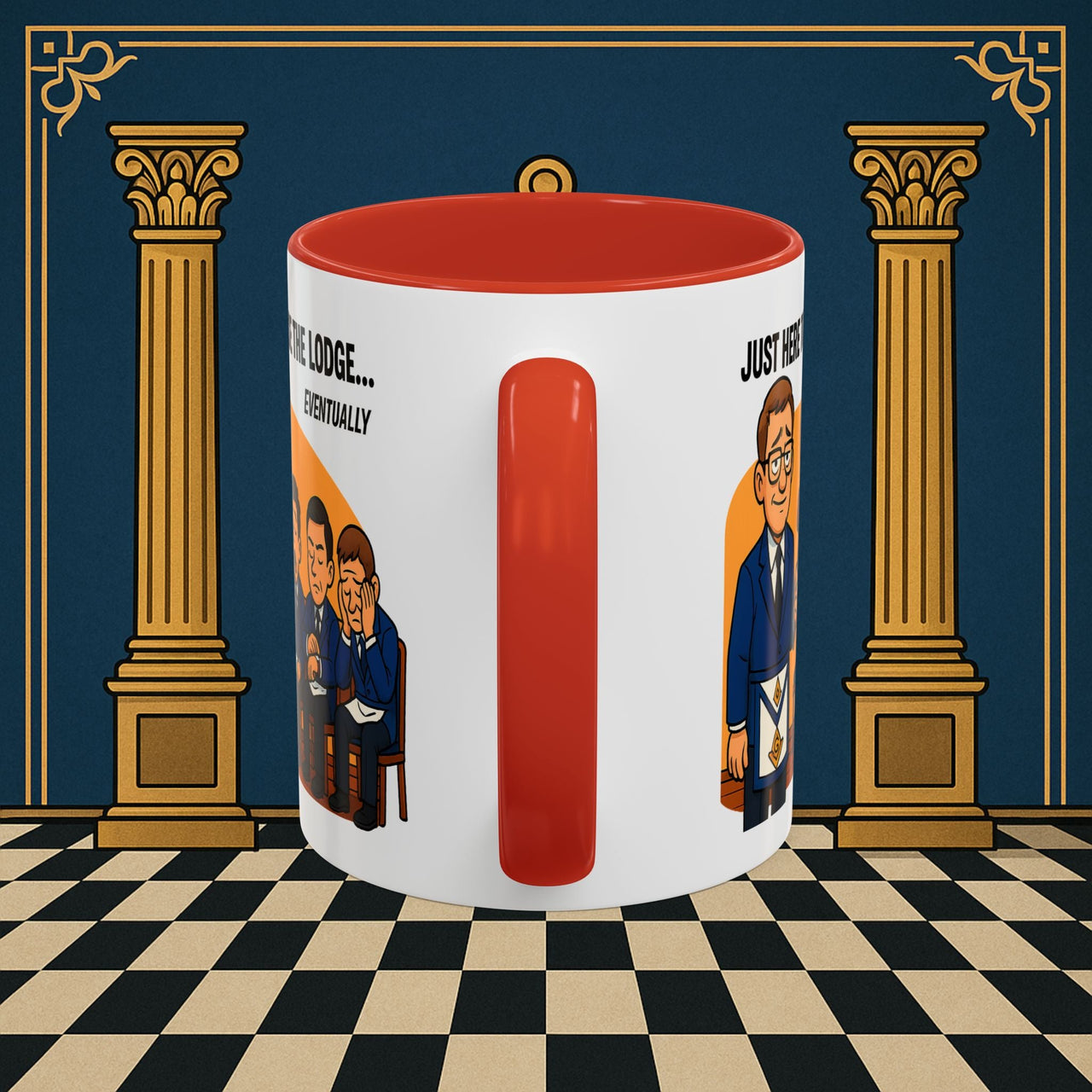 Masonic Mugs - Lodge of Endless Deliberation - Senior Warden Printify