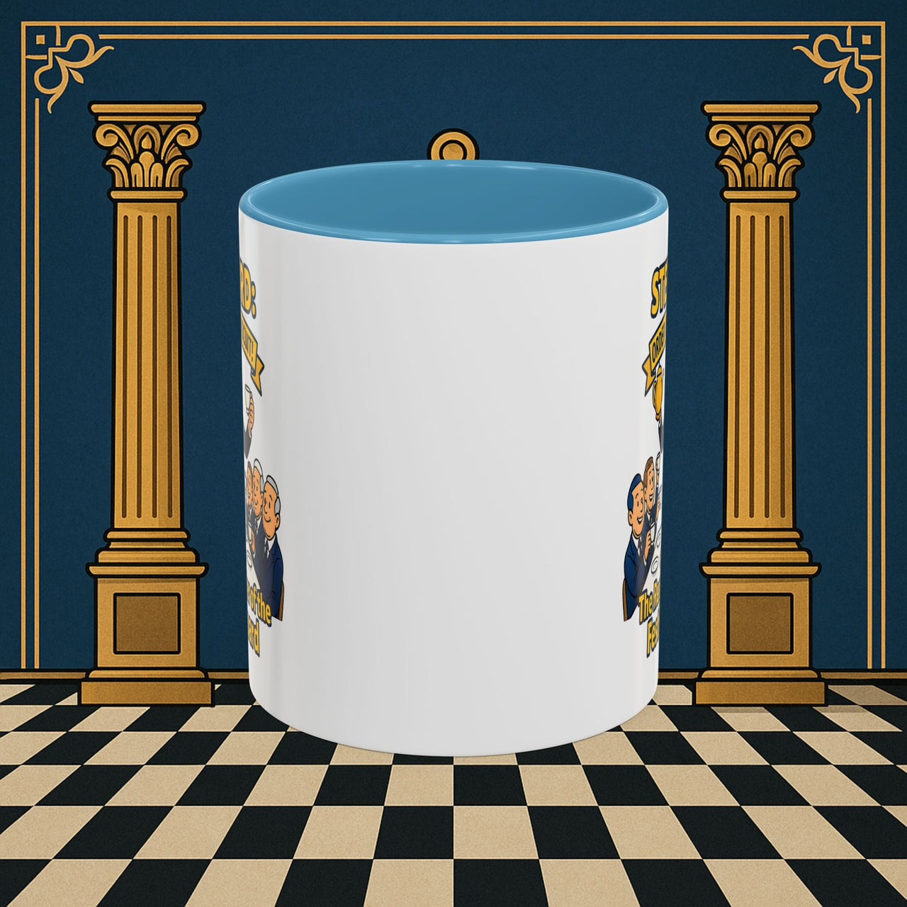 Masonic Mugs - Masonic Tea Party - Steward Printify