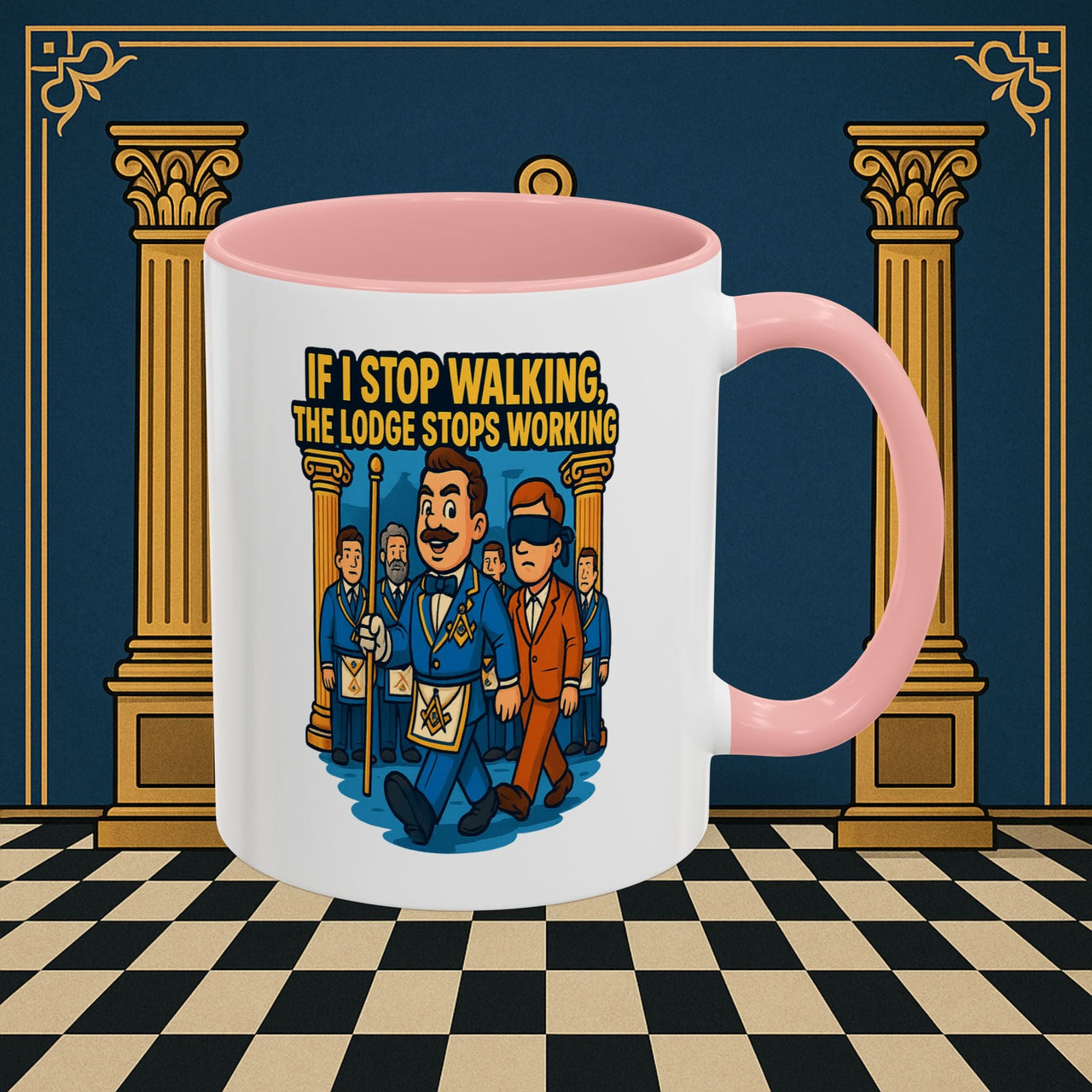 Masonic Mugs - Walking the Masonic Path - Senior Deacon Printify