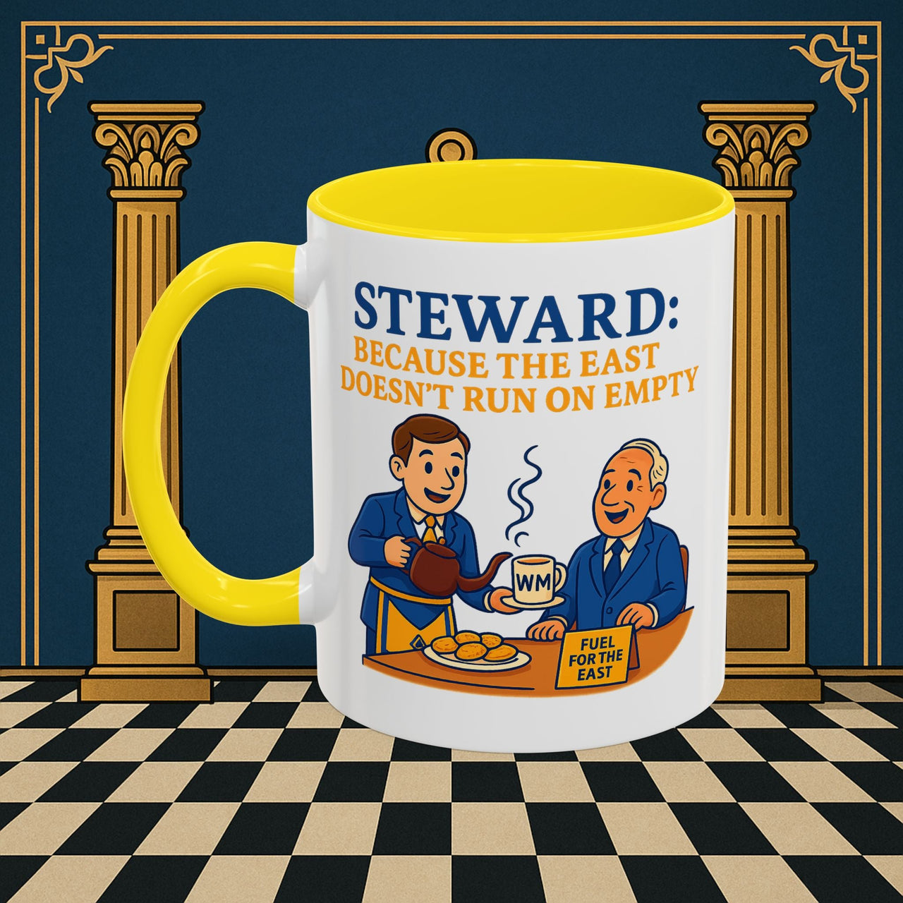 Masonic Mugs - Tea and Empires - Steward Printify