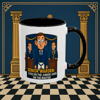 Masonic Mugs - Masonic Watchfulness - Senior Warden Printify