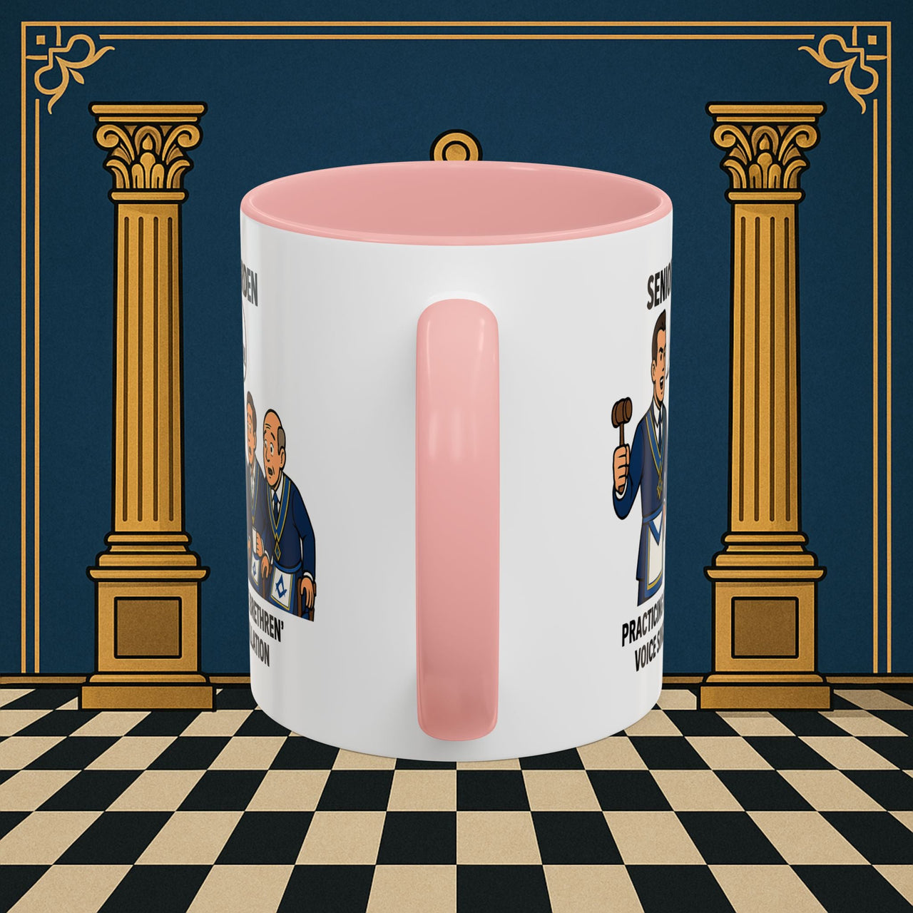 Masonic Mugs - Lodge Leadership - Senior Warden Printify