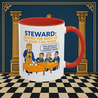 Masonic Mugs - Refreshment of Reason - Steward Printify