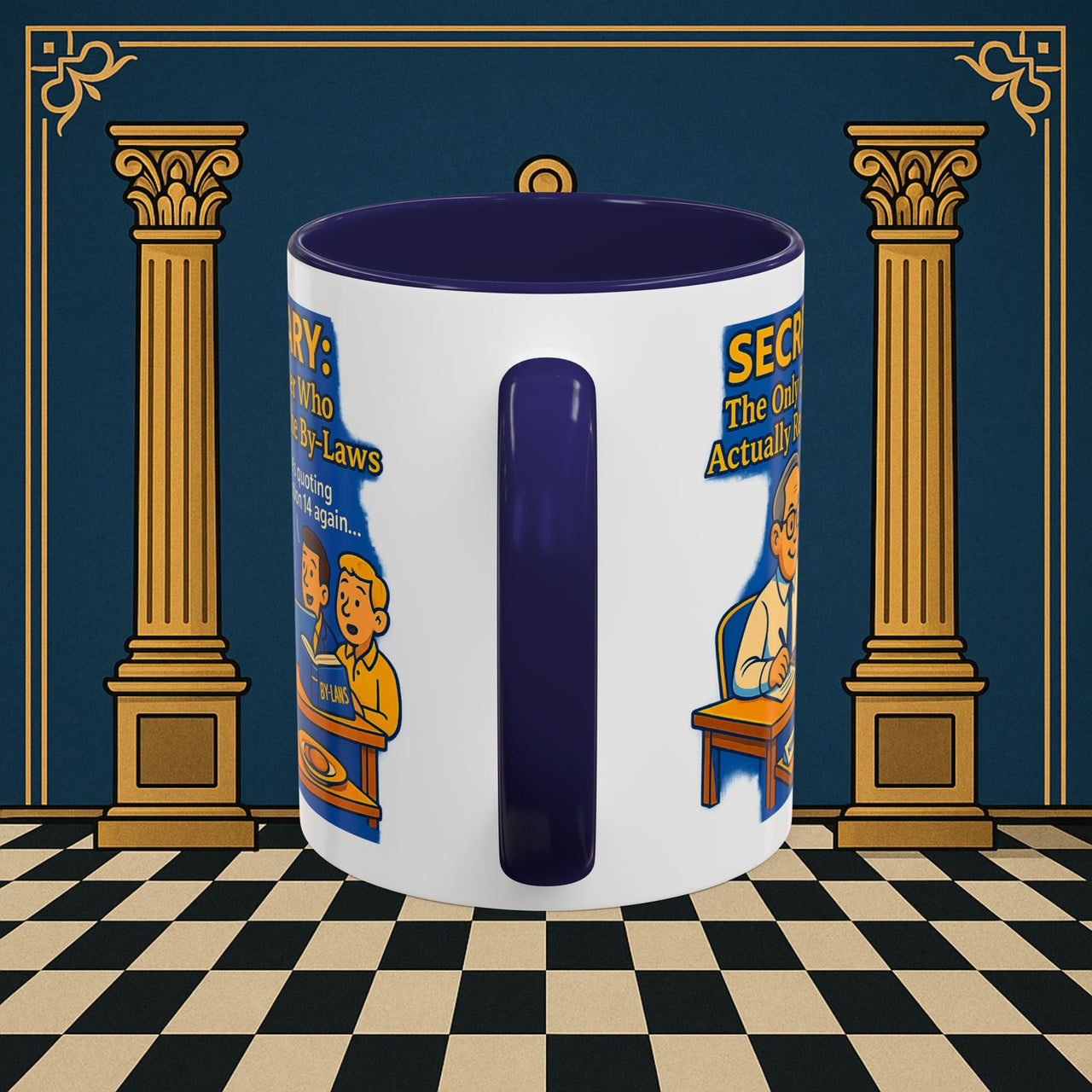 Masonic Mugs - Bureaucratic Bliss - Secretary Printify