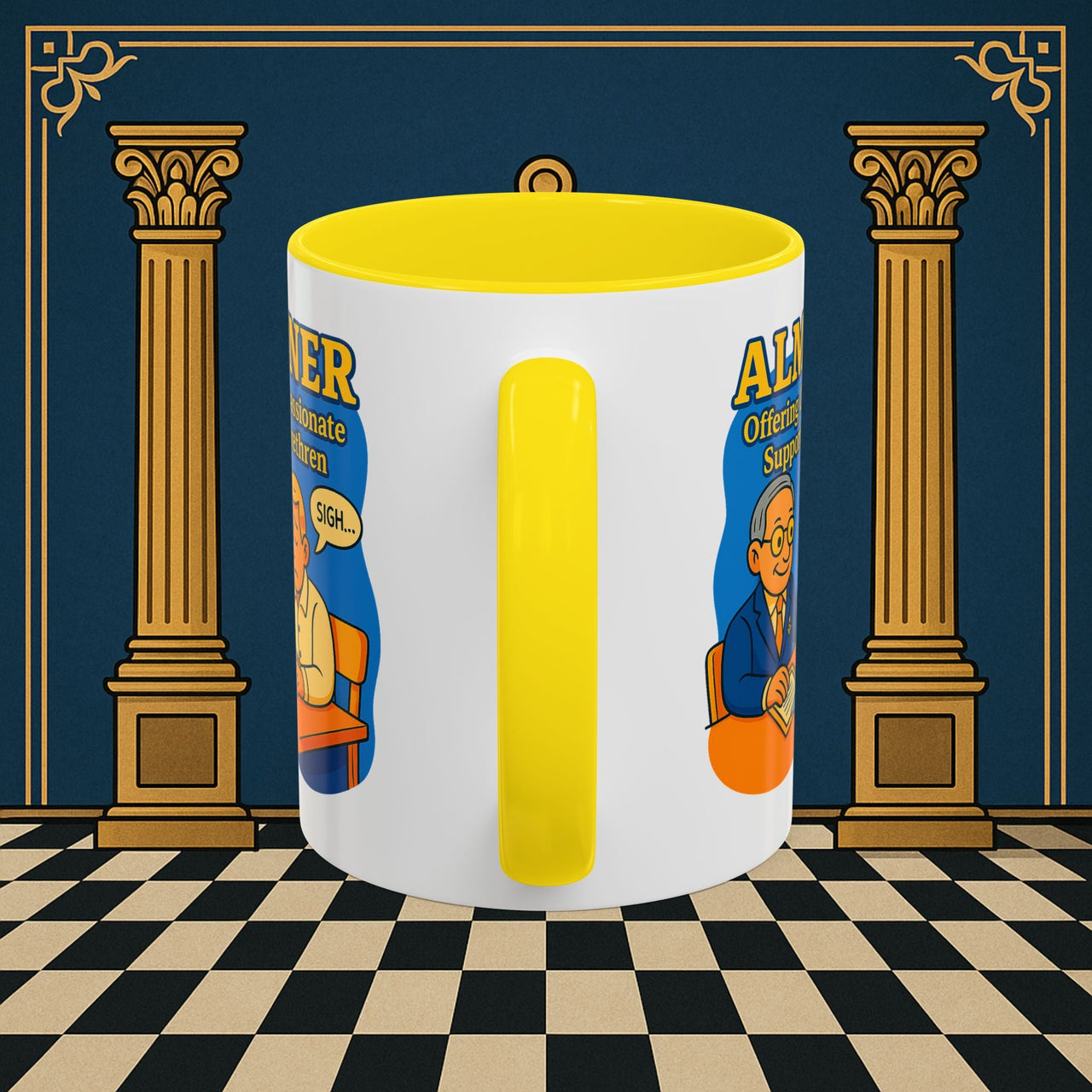 Masonic Mugs - Bureaucratic Empathy - Almoner Printify