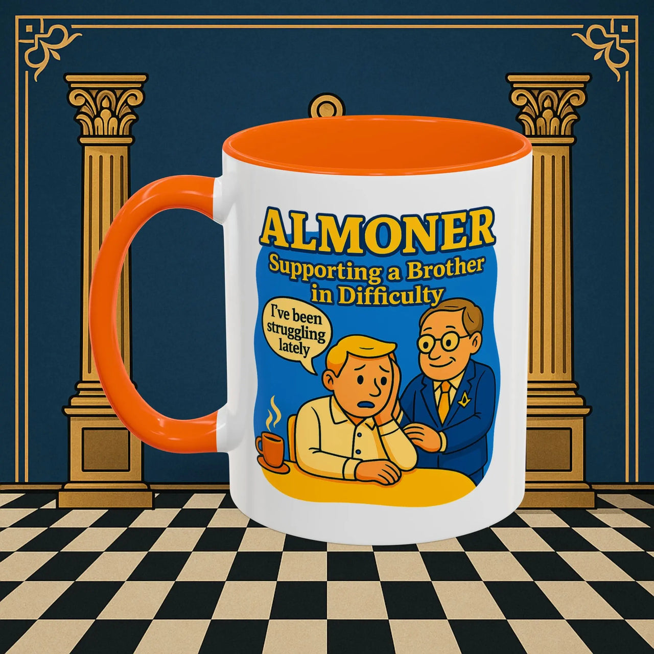 Masonic Mugs - Almoner's Assist - Almoner Printify