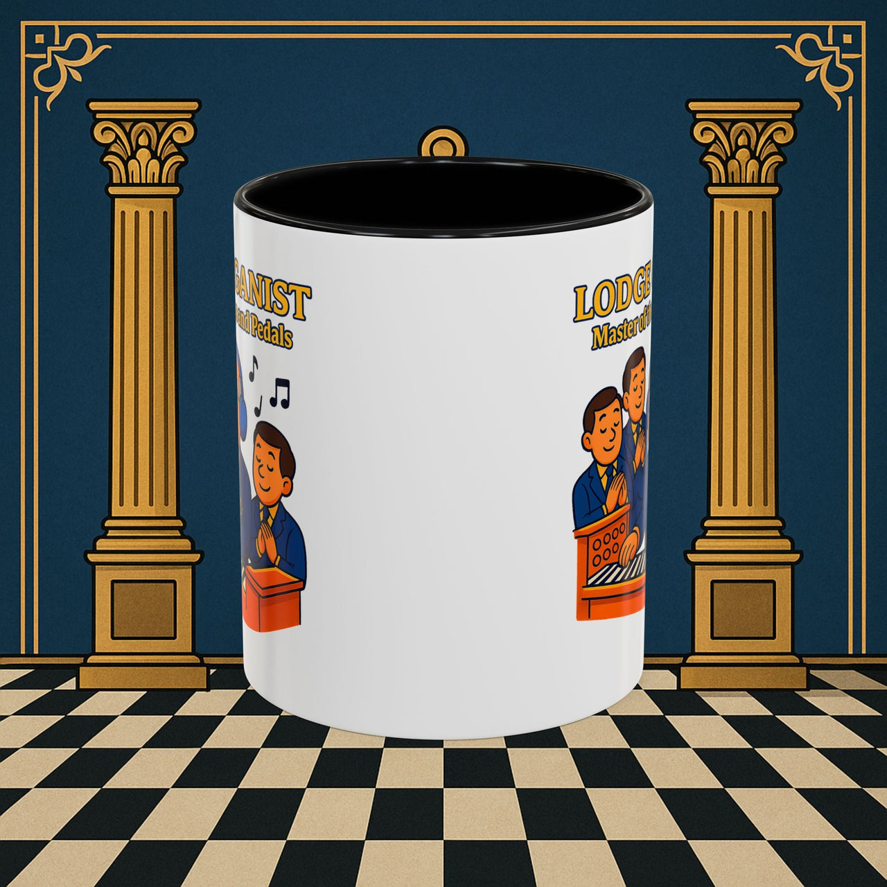Masonic Mugs - Lodge Maestro - Organist Printify