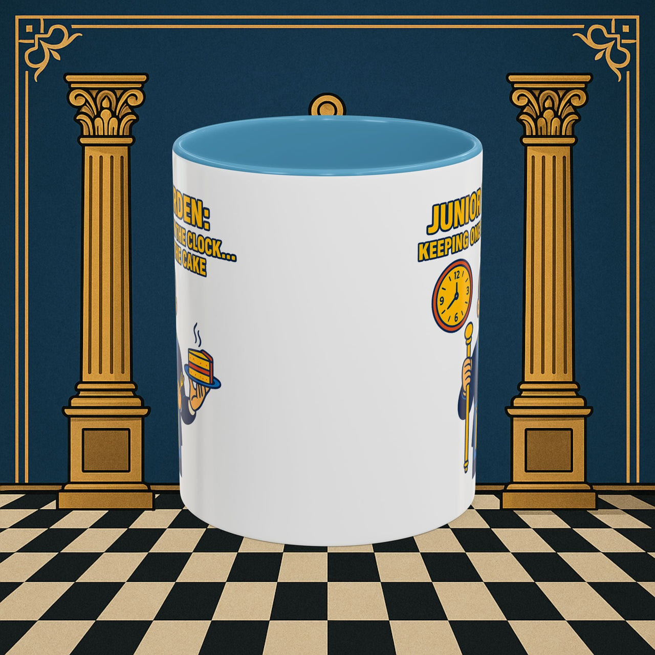 Masonic Mugs - Masonic Vigilance: Junior Warden's Timekeeping Duty,  Junior Warden Printify