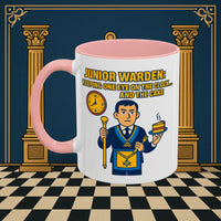 Masonic Mugs - Masonic Vigilance: Junior Warden's Timekeeping Duty,  Junior Warden Printify