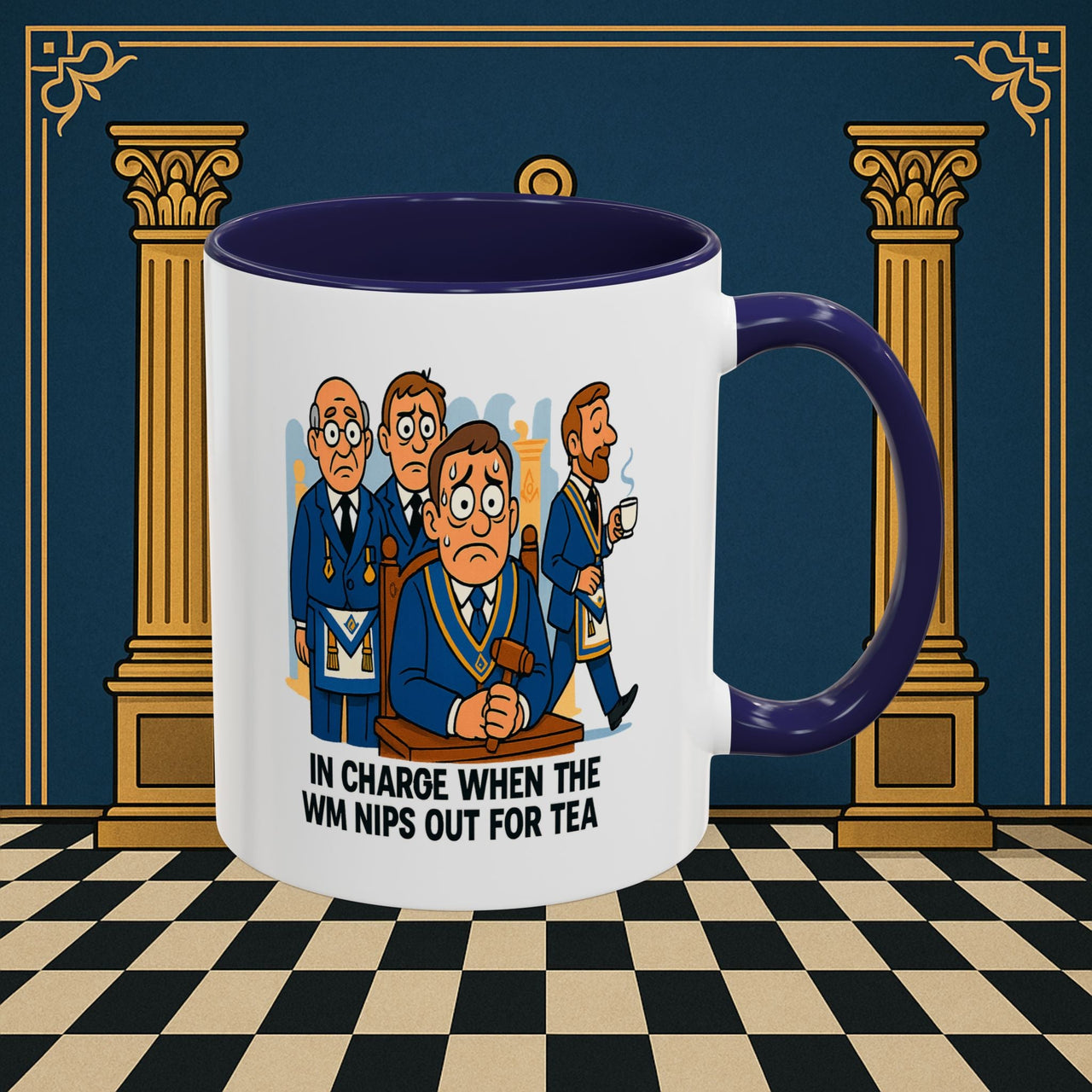 Masonic Mugs - Tea Time Troubles - Senior Warden Printify