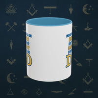 Masonic Mugs Ready to Go – Brother and Dad (Accent Coloured 11oz Mug) Printify