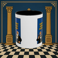 Masonic Mugs Ready to Go – Happy to Meet Again (Accent Coloured 11oz Mug) Printify