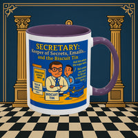 Masonic Mugs - Bureaucratic Biscuit Bouncer - Secretary Printify