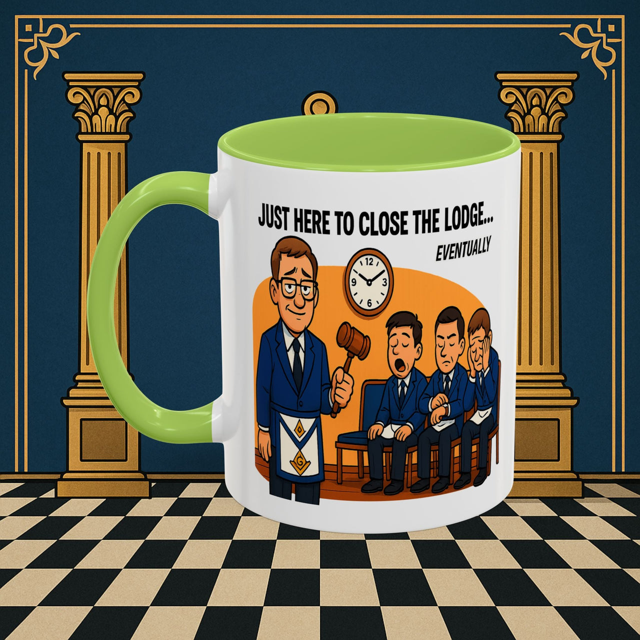 Masonic Mugs - Lodge of Endless Deliberation - Senior Warden Printify