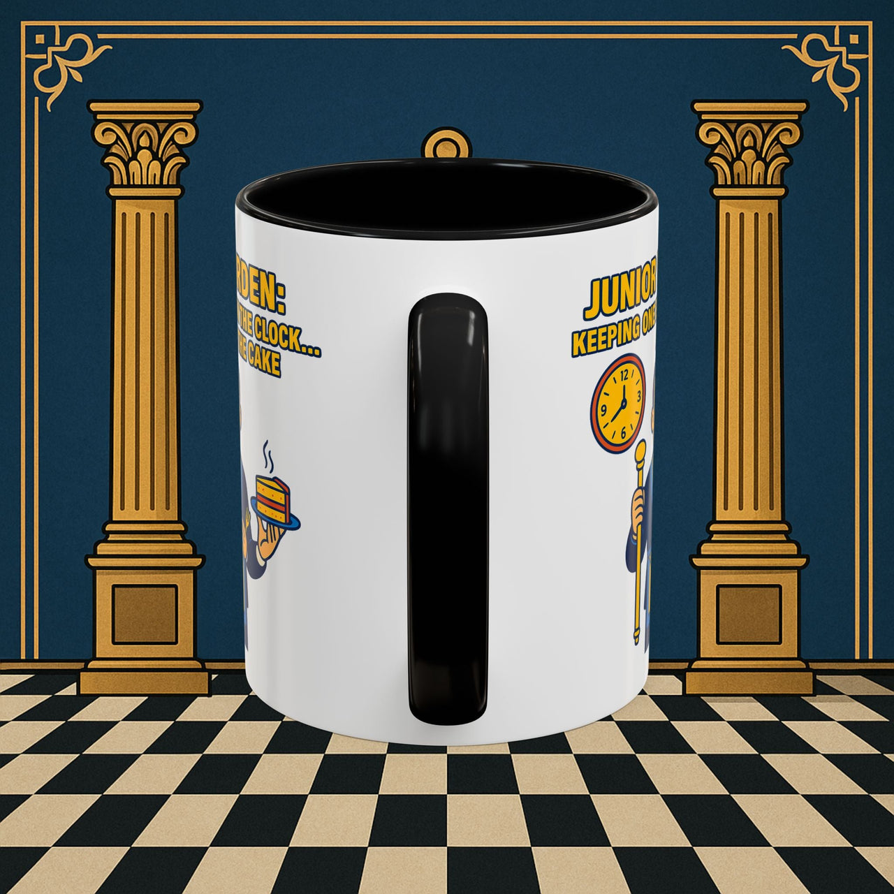Masonic Mugs - Masonic Vigilance: Junior Warden's Timekeeping Duty,  Junior Warden Printify