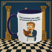 Masonic Mugs Ready to Go – Wrong Ritual (Accent Coloured 11oz Mug) Printify
