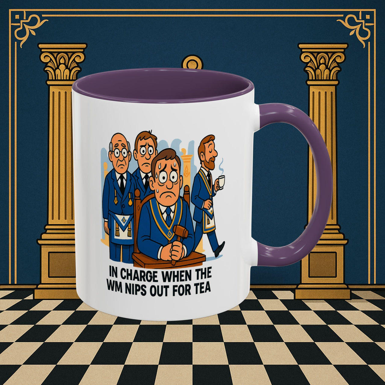 Masonic Mugs - Tea Time Troubles - Senior Warden Printify
