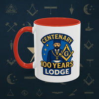 Masonic Mugs - Centennial Brotherhood - 100 years lodge anniversary Printify