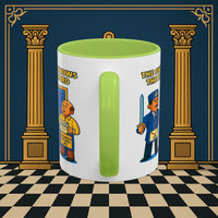Masonic Mugs - Accent Coloured 11oz Mug - Masonic Mayhem - Inner Guard Printify
