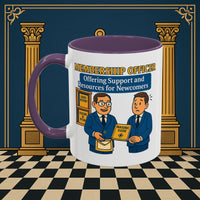 Masonic Mugs - Welcoming New Brothers - Membership Secretary Printify
