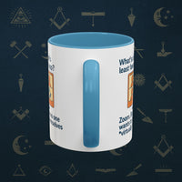 Masonic Mugs Ready to Go – Least Favourite App (Accent Coloured 11oz Mug) Printify