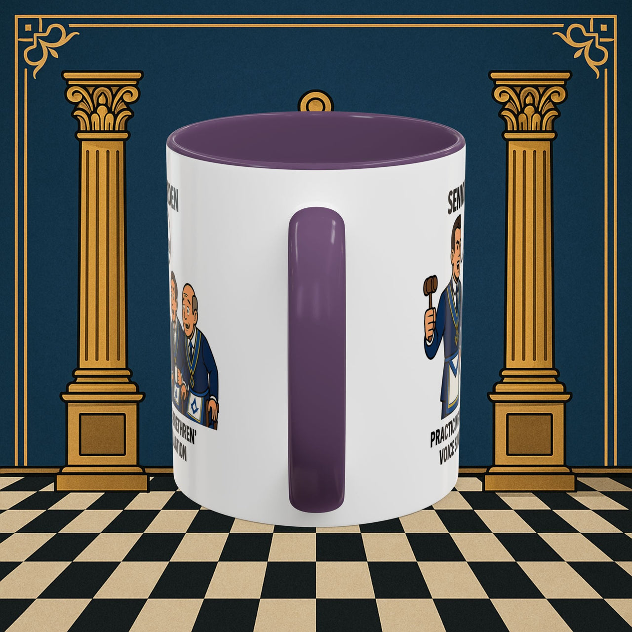 Masonic Mugs - Lodge Leadership - Senior Warden Printify