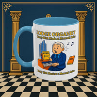 Masonic Mugs - Lodge Organist at the Ready - Organist Printify
