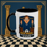 Masonic Mugs - Masonic Watchfulness - Senior Warden Printify