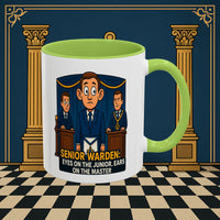 Masonic Mugs - Masonic Watchfulness - Senior Warden Printify