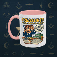 Masonic Mugs - Budget Blues - Treasurer Printify
