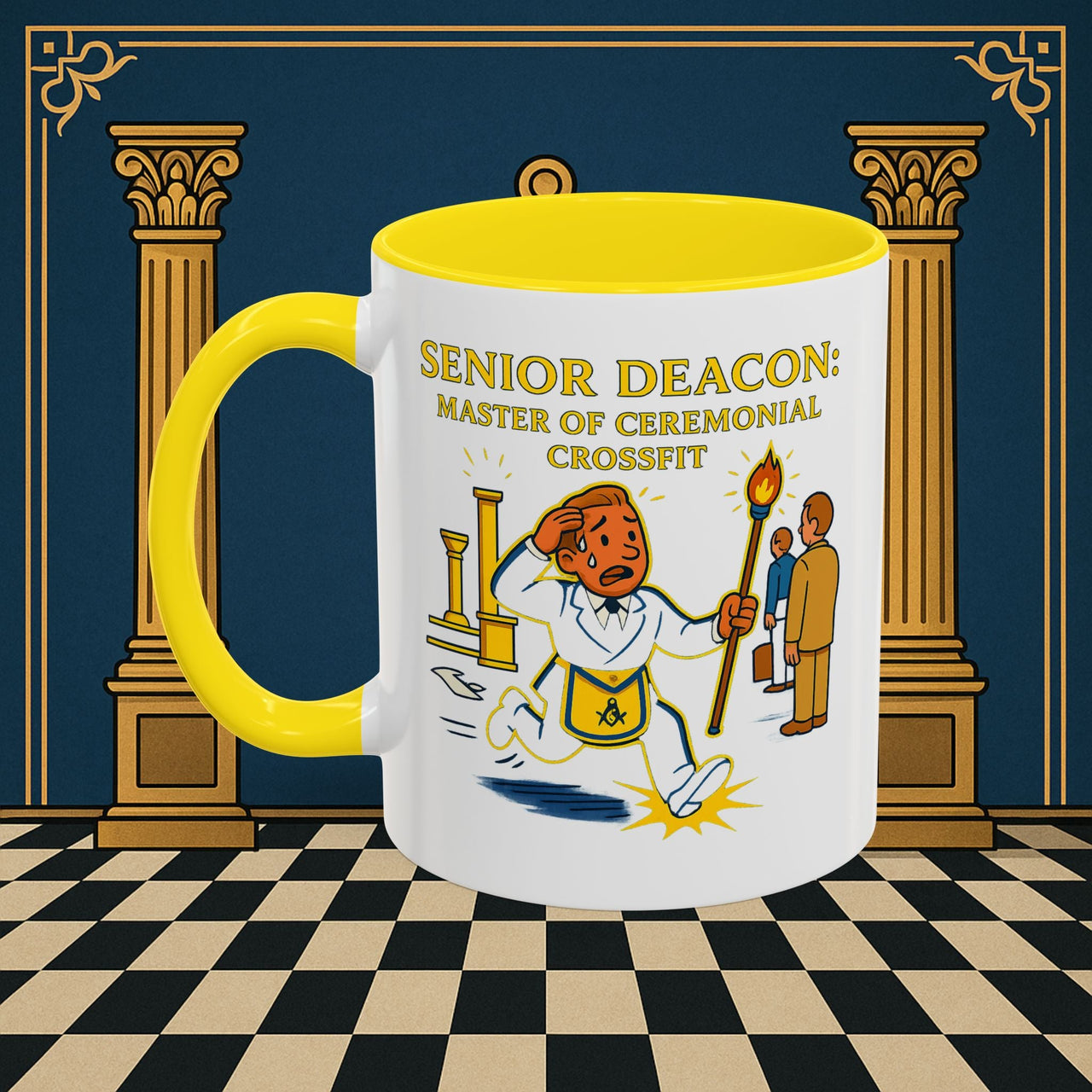 Masonic Mugs - Senior Deacon's CrossFit Challenge - Senior Deacon Printify