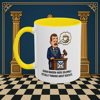 Masonic Mugs - Biscuits on the Brain - Senior Warden Printify