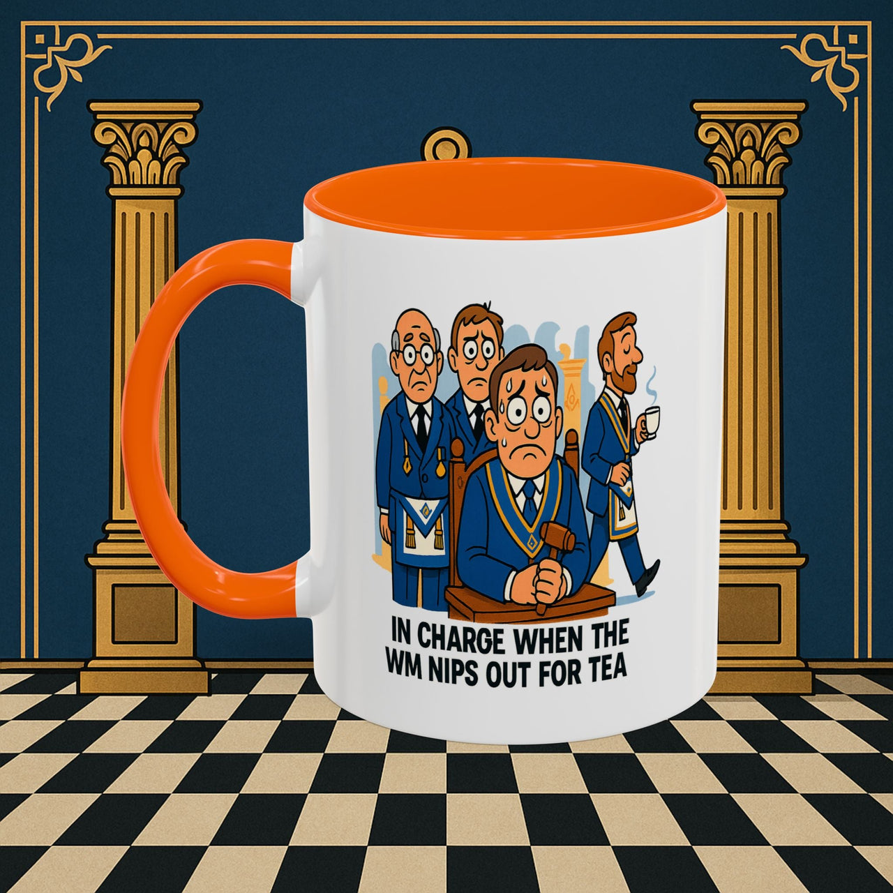 Masonic Mugs - Tea Time Troubles - Senior Warden Printify