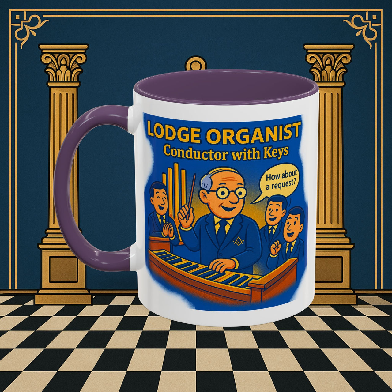 Masonic Mugs - Masonic Melodies - Organist Printify