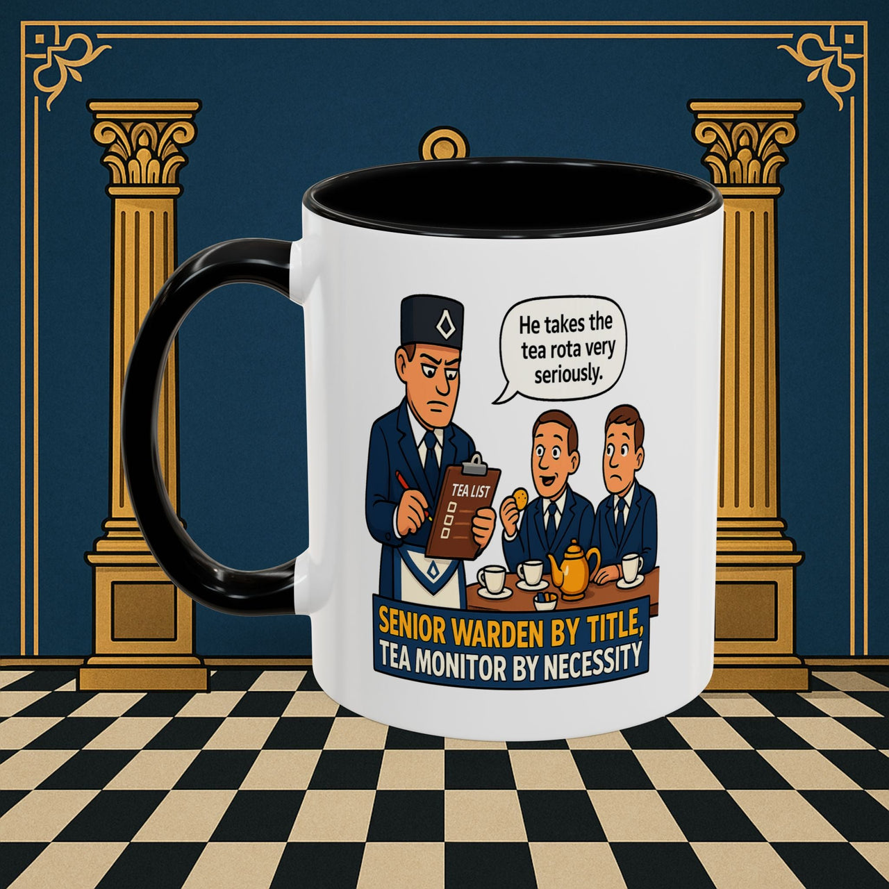 Masonic Mugs - Tea Rota Titans - Senior Warden Printify