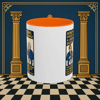 Masonic Mugs Ready to Go – How Many Masons? (Accent Coloured 11oz Mug) Printify